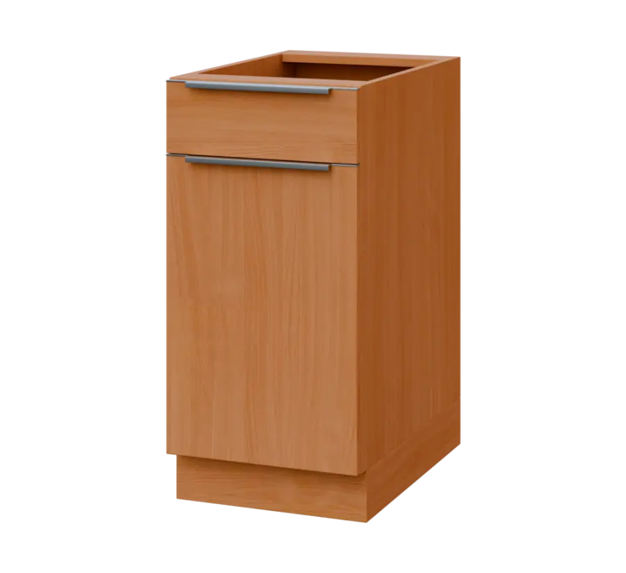 SIS - 4DZ spodní skříňka, 1-dveřová, 1-zásuvková, levá, 870x400x600, buk royal